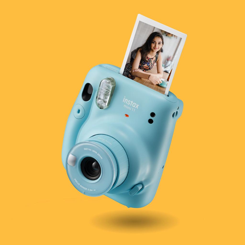Мини-камера 11: цвет Небесно-голубой, Instax Mini 11 Camera Sky Blue,  Instax