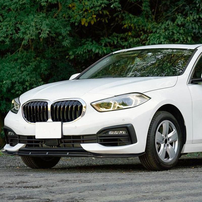 2019 To Up For BMW 1 Series F40 MP Style Front Bumper Lip Splitter Spoiler Protector By ABS High Quality ABS Carbon Look