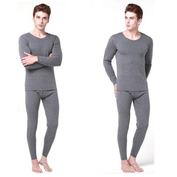 Мужское теплое термобелье Мужские длинные кальсоны Термокомплекты Толстые длинные кальсоны