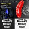 EVW5   C200 For Mercedes-Benz 6pcs Car Styling Car Brake Caliper Stickers For AMG Mercedes Benz W204 W124 W201 W202 W212 W220 W205 GLA