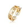 Jewelry Heart Ring Adjustable Rhinestone Ring Shiny Finger Ring  Girls