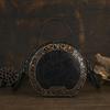 Circular Retro Women's Leather Bag Hand Embossed Versatile Shoulder Crossbody Bags