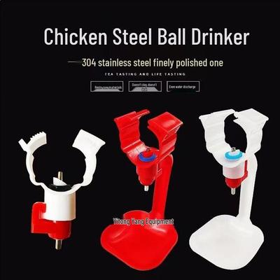 Автоматическая подвесная поилка для кур с шариком из нержавеющей стали для несушек