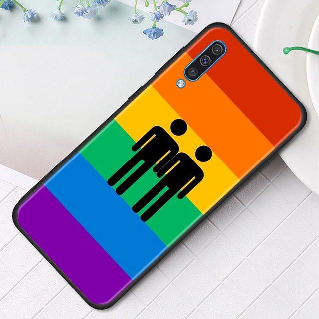 Чехол для Samsung Galaxy A50 A70 A10 A20e A30 A40 A20s A10s A10e A80 A90 A60 A30s, чехол для геев, лесбиянок, ЛГБТ, Rainbow Pride Art