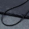 Ожерелье Черная шпинель, самое длинное 55 см [Лара Кристи] cp5059-55