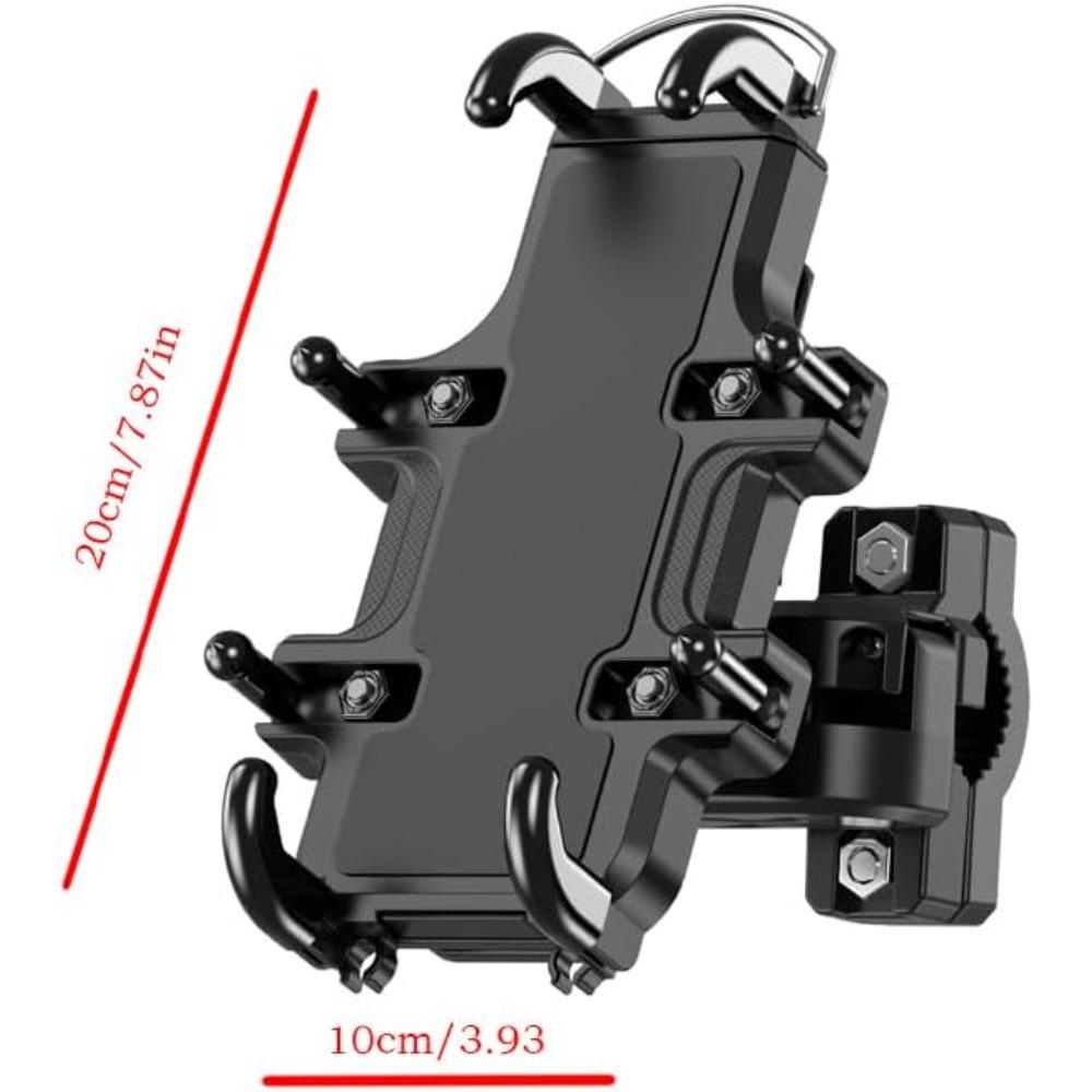 Motorcycle phone holder, motorcycle phone holder, motor sports electronic device holder, shock-absorbing phone holder