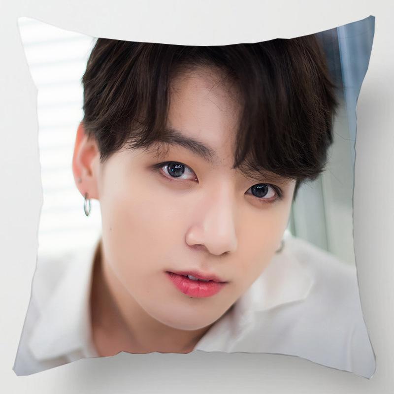 Уютная 45см Kpop Bts Bangtan Boys Наволочка Декоративная Мягкая Наволочка Для Дома