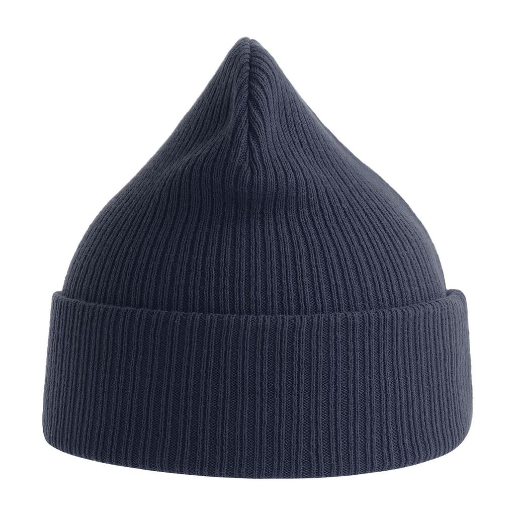 Atlantis Unisex Adult Nelson Ribbed Organic Cotton Beanie