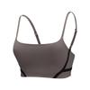 Dri-Fit Один Логотип Быстросохнущий Удобный Мягкий Спортивный Бюстгальтер Женское Белье Коричневый Черный HF5367-233