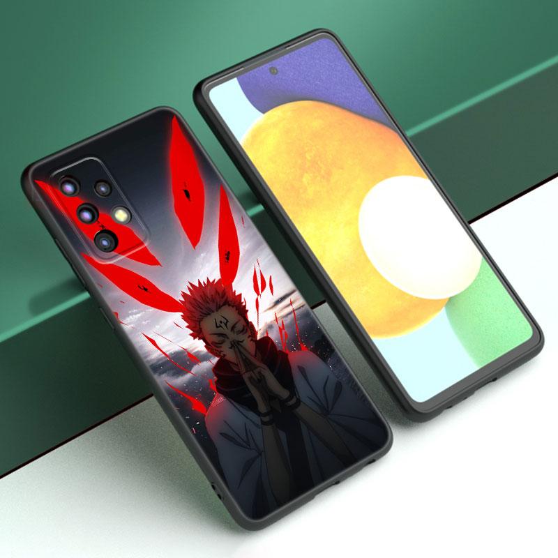 Чехол с изображением аниме дзюдзюцу кайсен Ryomensukuna для Samsung A21 A30 A50 A52 S A13 A22 A23 A32 A53 A73 5G A11 A12 A31 A33 A51 A70 A71 A72