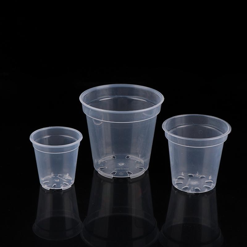 Круглый горшок для рассады орхидей Контейнер для рассады Прозрачный контейнер для орхидей Круглые стартовые горшки