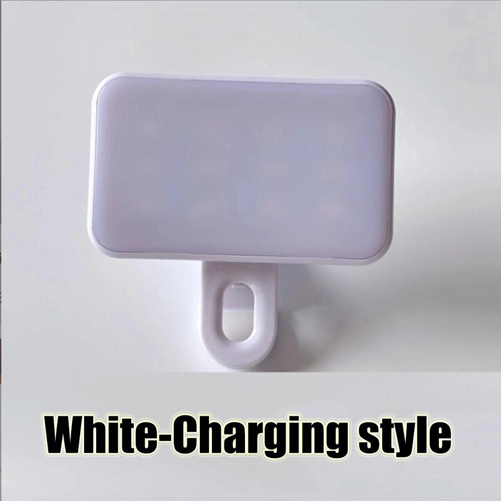 Портативный мини-светильник для селфи, перезаряжаемый, 3 режима, регулируемая яркость, зажим для мобильного телефона, компьютера, заполняющий свет