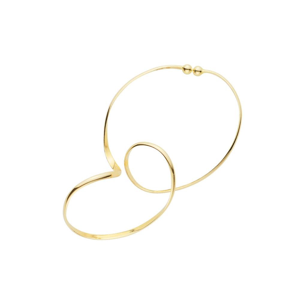 Kuma K10 Yellow Gold Ear Cuff KMJE0123H Yellow Gold [Official] [Vendome Aoyama] [Kengo + MA,YU] [Kengo Kuma]