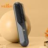Портативная расческа для волос с подогревом, 3 регулируемых температуры, быстрый нагрев, беспроводная расческа для выпрямления волос, не повреждающая щетка для ухода за волосами, парикмахерский инструмент
