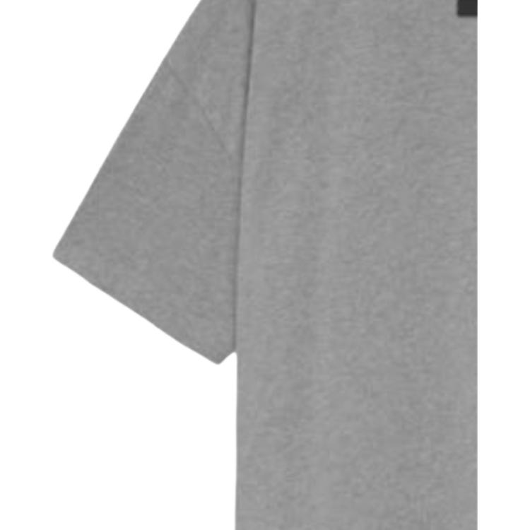 Fear of God Essentials Футболка с коротким рукавом Темно-серый Овсяный Мужские Топы Серый 125SP244193F