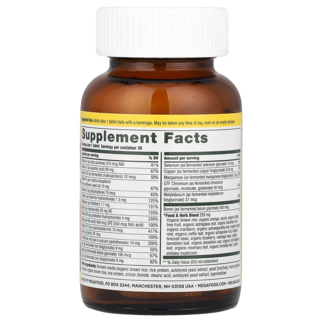 Женские мультивитамины один раз в день, 30 таблеток