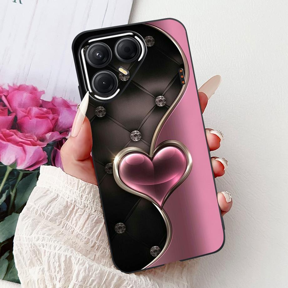 Черный Силиконовый Чехол Для Tecno Pova 7 4G 5G / Pova 7 Pro Pova7 Ultra Neo Funda Дизайн Кошка Цветок Дракон Бампер Мягкая Capa