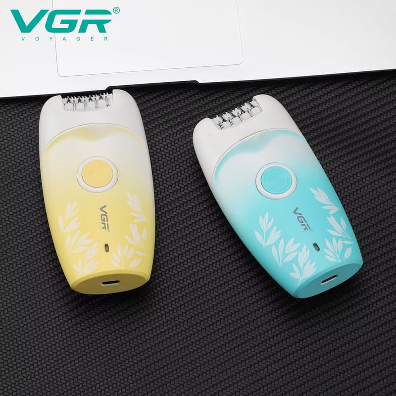 VGR 738 Устройство для удаления волос USB-перезаряжаемое Электрическое устройство для удаления волос Портативное Женское Домашнее Устройство для удаления волос по всему телу со съемным лезвием