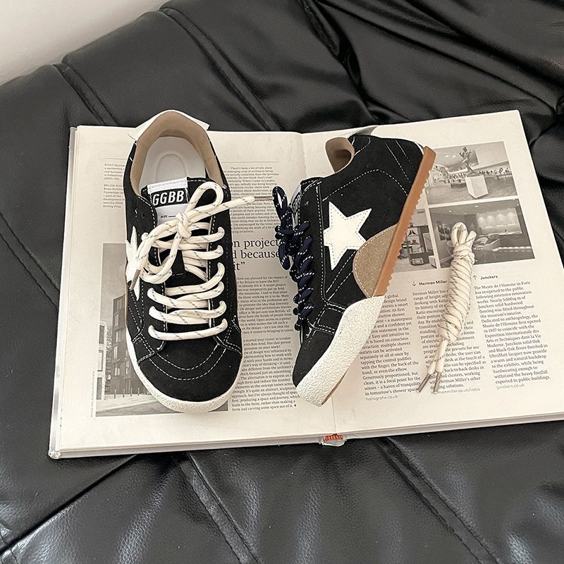 Niche Sports Shoes Autumn and Winter Versatile Retro German Training Shoes Star Small Dirty Shoes Women's Soft Bottom Casual Board Shoes Women's Tide