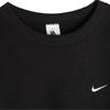 Nike Флисовая толстовка с длинными рукавами и вышитым логотипом Solo Swoosh, топы унисекс, черный CV0554-010