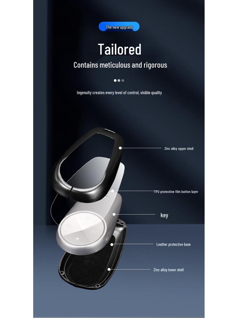 High-End NFC Protective Shell Buckle for NIO ES8/ES6/EC6 Car Key Cards (2023 Model)