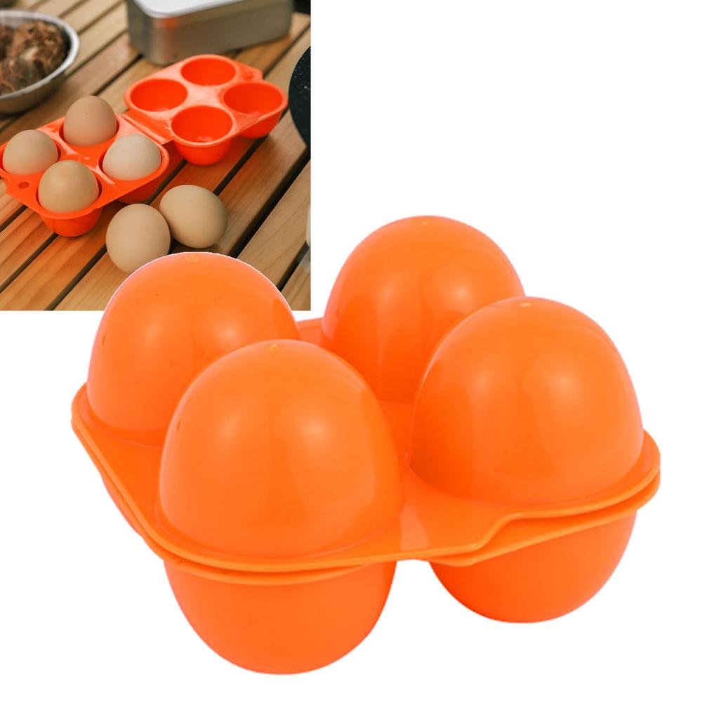 Квадратные 4 коробки для яиц многоразовый пластиковый контейнер для яиц анти-падение домашний ящик для хранения на открытом воздухе