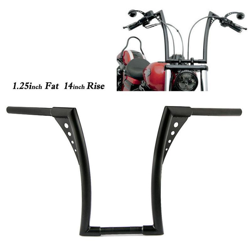 CANXING 14 дюймов мотоцикл Rise Ape вешалка на руль для Sportster XL 883 1200 FLST