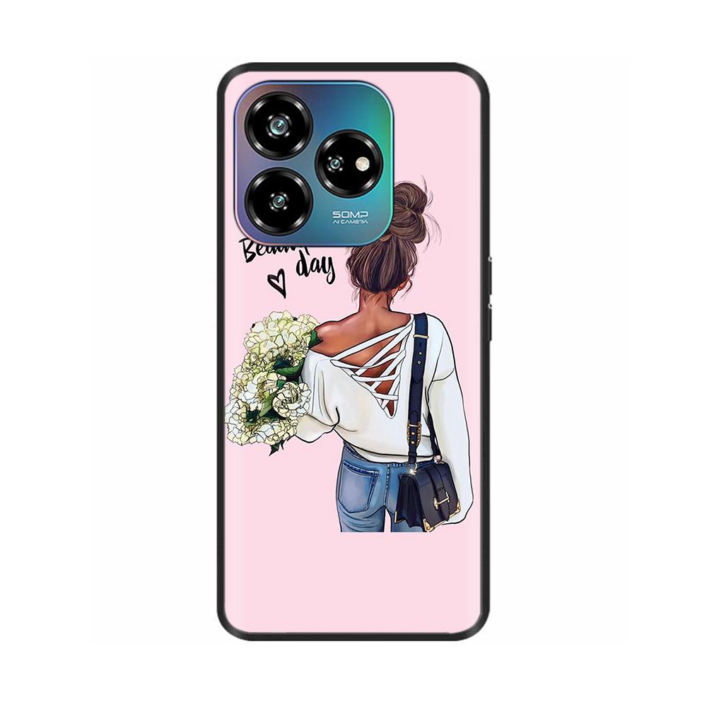 For ZTE Axon 60 Lite Case Cute Pattern Soft Silicone TPU Cover For ZTE Axon60 Lite Phone Cases for ZTE Blade V60 Design Bumper