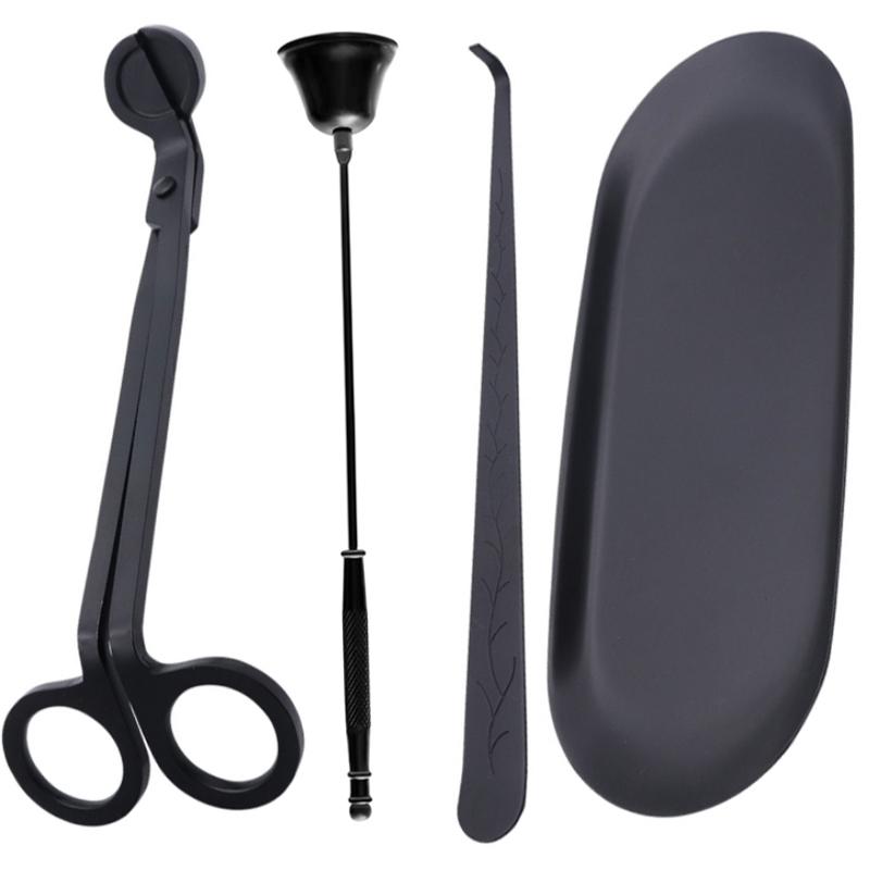 3/4 шт. Подавитель свечей, цельный инструмент, бытовые ножницы для ароматерапии, крючок для подавителя свечей, поднос, инструмент для резки свечей