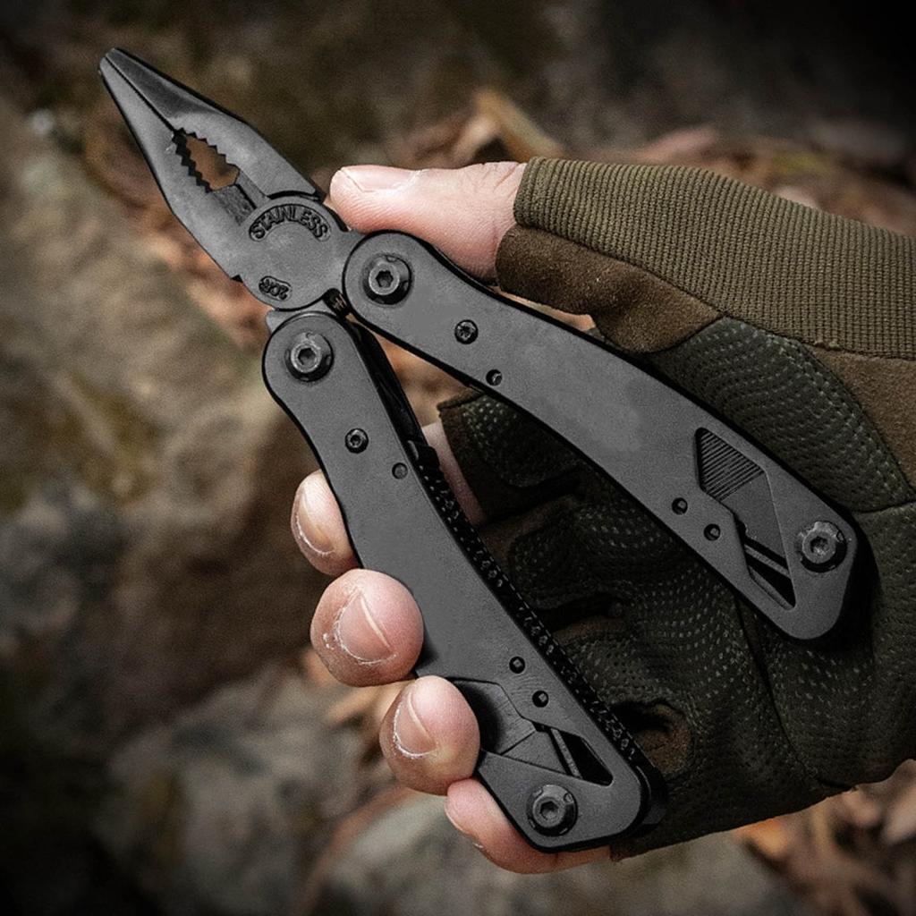 Aidier Multitool Pliers Folding Pocket Camping Outdoor Survival Screwdriver Hunting