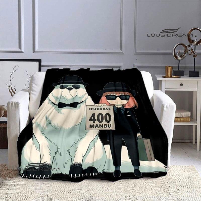 Семейное одеяло с принтом аниме «шпион х», теплое одеяло для девочек и детей, фланелевое мягкое уютное одеяло, домашнее дорожное одеяло, подарок на день рождения
