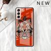 Чехол из стекла Tiger Animal для Samsung Galaxy S22 S20 FE S21 Plus, чехол для телефона S10 5G S9 Note 20 Ultra 10 Lite Shell