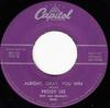 Пластинка 7 дюймов PEGGY LEE JACK MARSHALLS MUSIC Alright Okay You Win F4115 Capitol Records 1958 США Джаз Б/у
