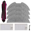 For Eureka E20 For Evo Plus- Robot Vacuum Parts Kit Main Brush Side Filter Mop Cloths Replacement Accessories Set Home Appliance