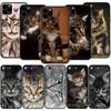 Чехол T145 с изображением кота мейн-куна для iPhone 13 12 Mini 11 Pro XS Max XR X 8 7 6 6S Plus 5 5S SE 2020