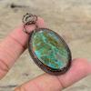 Chrysocolla Pendant Electroformed Copper Pendant Handmade Brand New Pendant Electroformed Gemstone Jewelry Wedding Gift Chrysocolla Jewelry