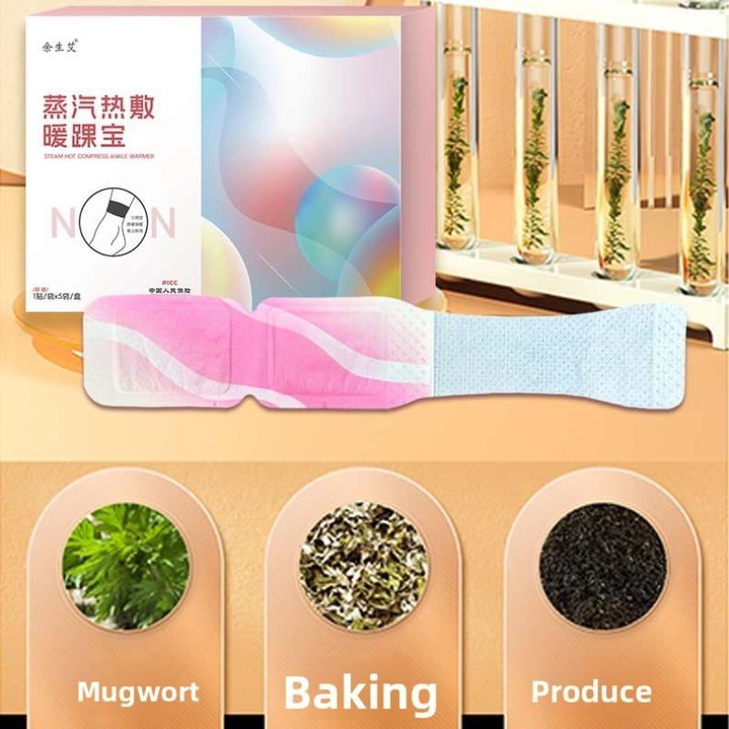 Паровой горячий компрессный пластырь для лодыжки, Паровой согревающий пластырь для ног, Пластырь для горячего компресса на лодыжку Сань-инь-цзяо, Греющий пластырь для подошвы стопы и запястья, Паровой пластырь