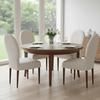 Thickened Velvet Round Back Dining Chair Cover Solid Color Protective Seat Case  Hotel
