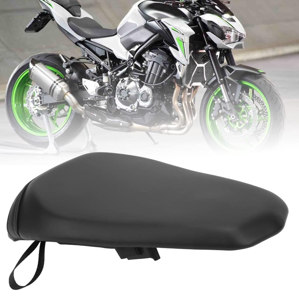 Qiilu Motorcycle Pillion Seat Motorcycle Rear Pillion Seat Cushion Pressure Relief Comfort Passenger Pad Replacement for 900 Pad,