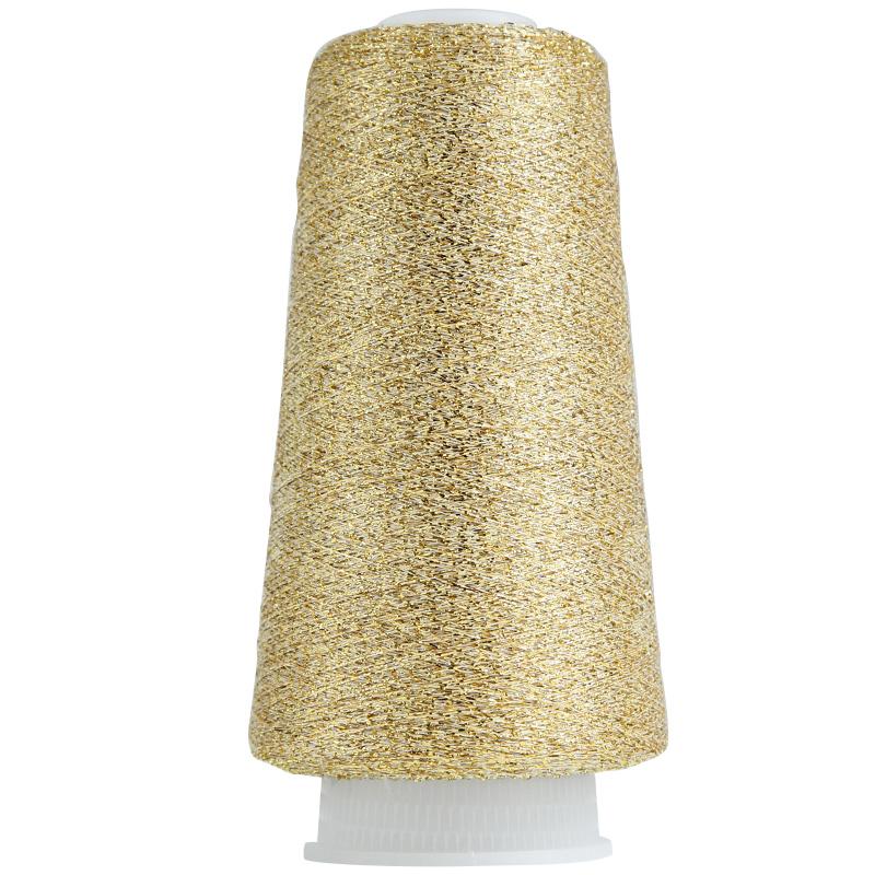 1Roll Gold Silver Yarns Woven Material Crochet Line Thin Shiny Silk Lines Needlework Sewing Embroidery Thread Jewelry Making