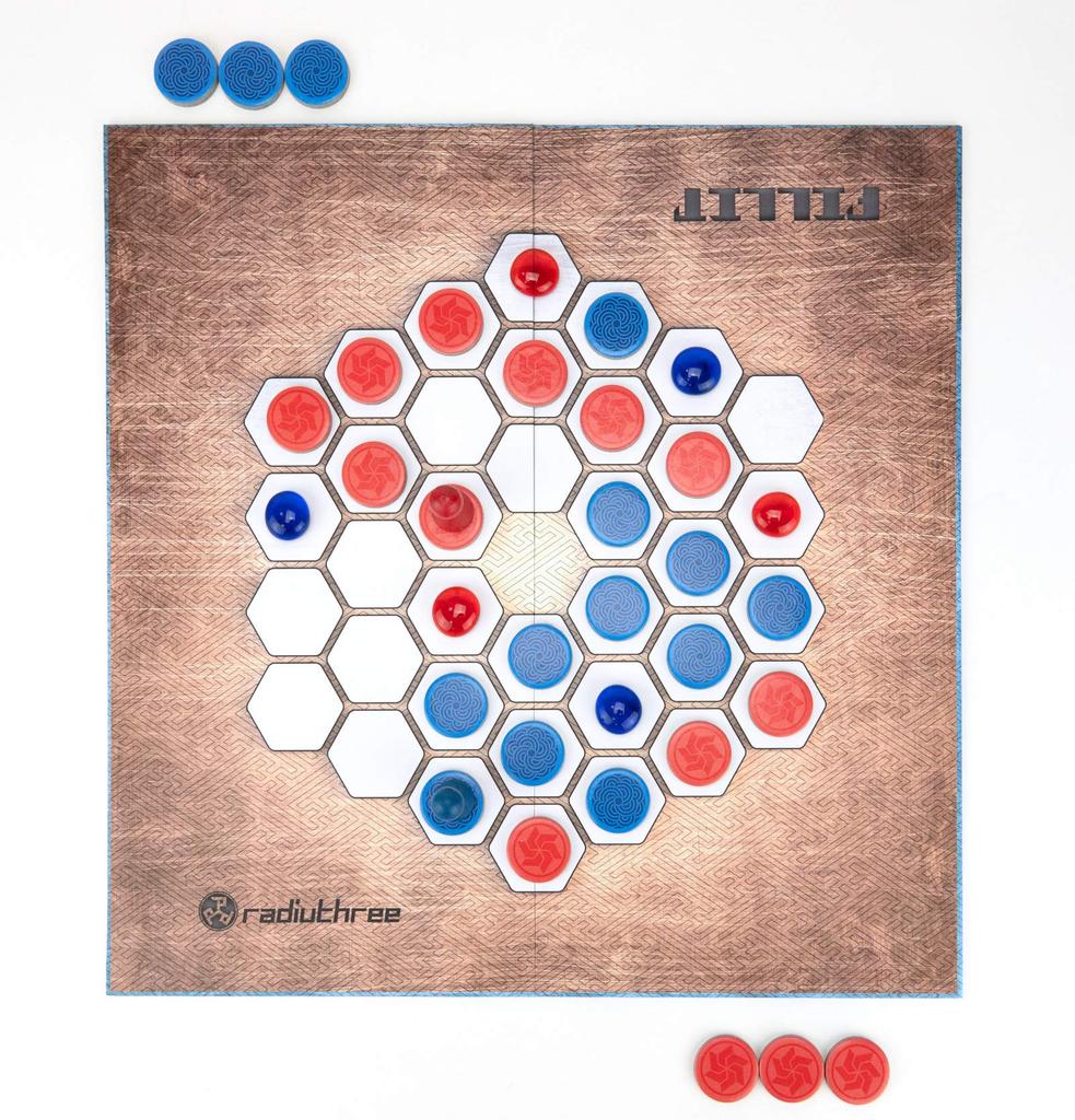 Radius FILLIT Ages Board Game (2-4 Players, 10-20 Minutes, 8+)
