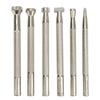 6 Pcs Leather Stamping Tools Stainless Steel Rust Resistant Leather Stamp Punch Leather Crafting