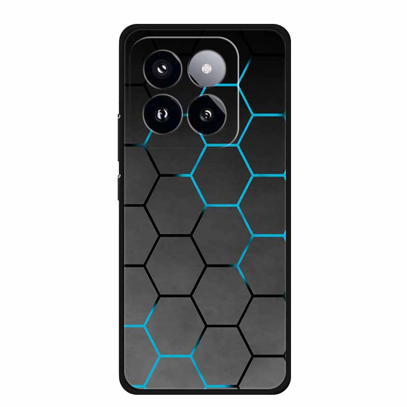 Для Xiaomi 14T PRO Чехол Роскошный Мягкий Силикон ТПУ Чехлы для Телефона Задняя Крышка Для Xiaomi14T Бампер Защитный Ударопрочный Любовь fundas