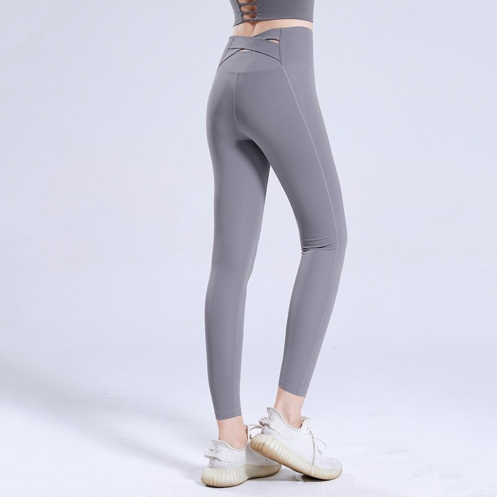 Breathable Hip Lift Yoga Pants Elastic Tummy Control Pilates Pants Yoga Leggings Running