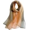 70*180cm Women Gradient Colors Scarf Long Shawls and Wraps for Party Dress Lightweight Pashmina Fashion Scarves