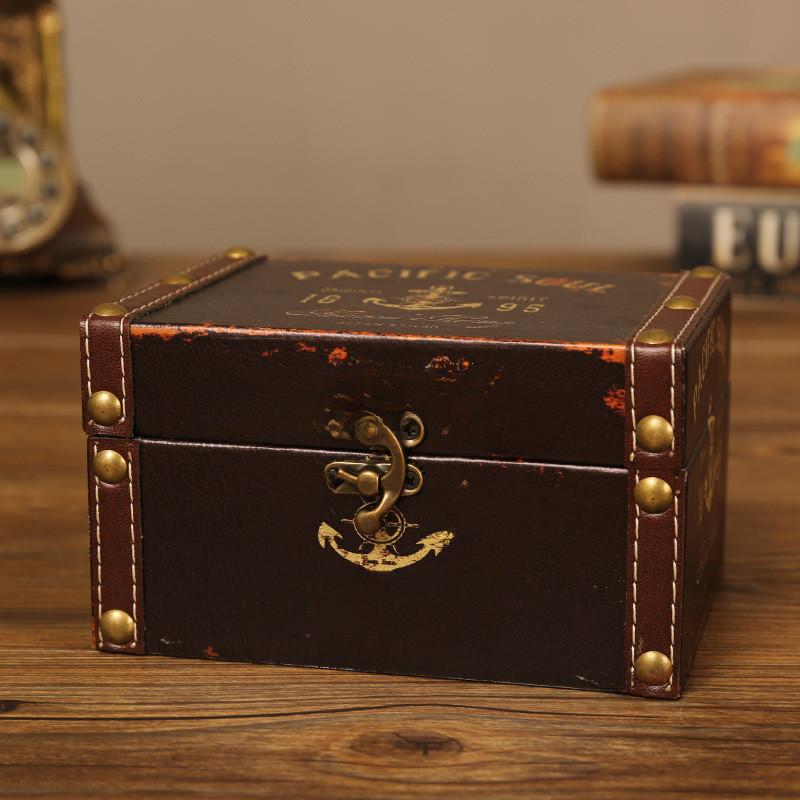 Modern Minimalist Leather Desktop Organizer Box With Lid For Office Home Storage