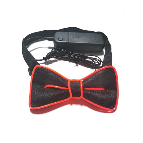 Светодиодный галстук-бабочка светится в темноте, регулируемая кнопка, различные режимы освещения для вечеринок, свадеб, Хэллоуина, косплея