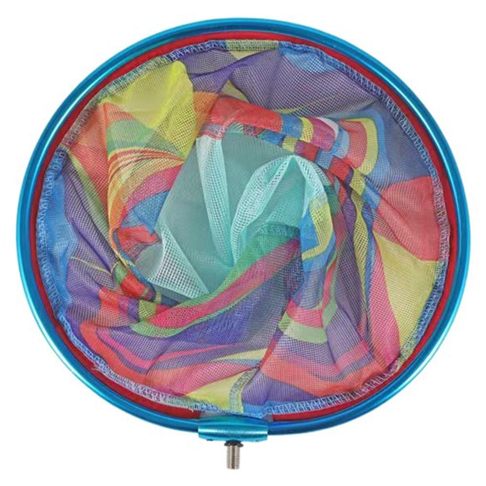 Portable Pocket Fish Dip Net Aluminium Zinc Zinc Alloy Telescopic Pole Net Head Butterfly Nets Insect