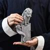 Китайский Талисман Дракон-Столб Декоративная Статуя, Скульптура из Зеленого Песчаника, Для Дома, Гостиной и Офиса, Статуя