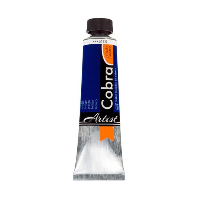 Peinture à l'huile - Cobra - Artist - Indigo - 533 - Tube de 40ml